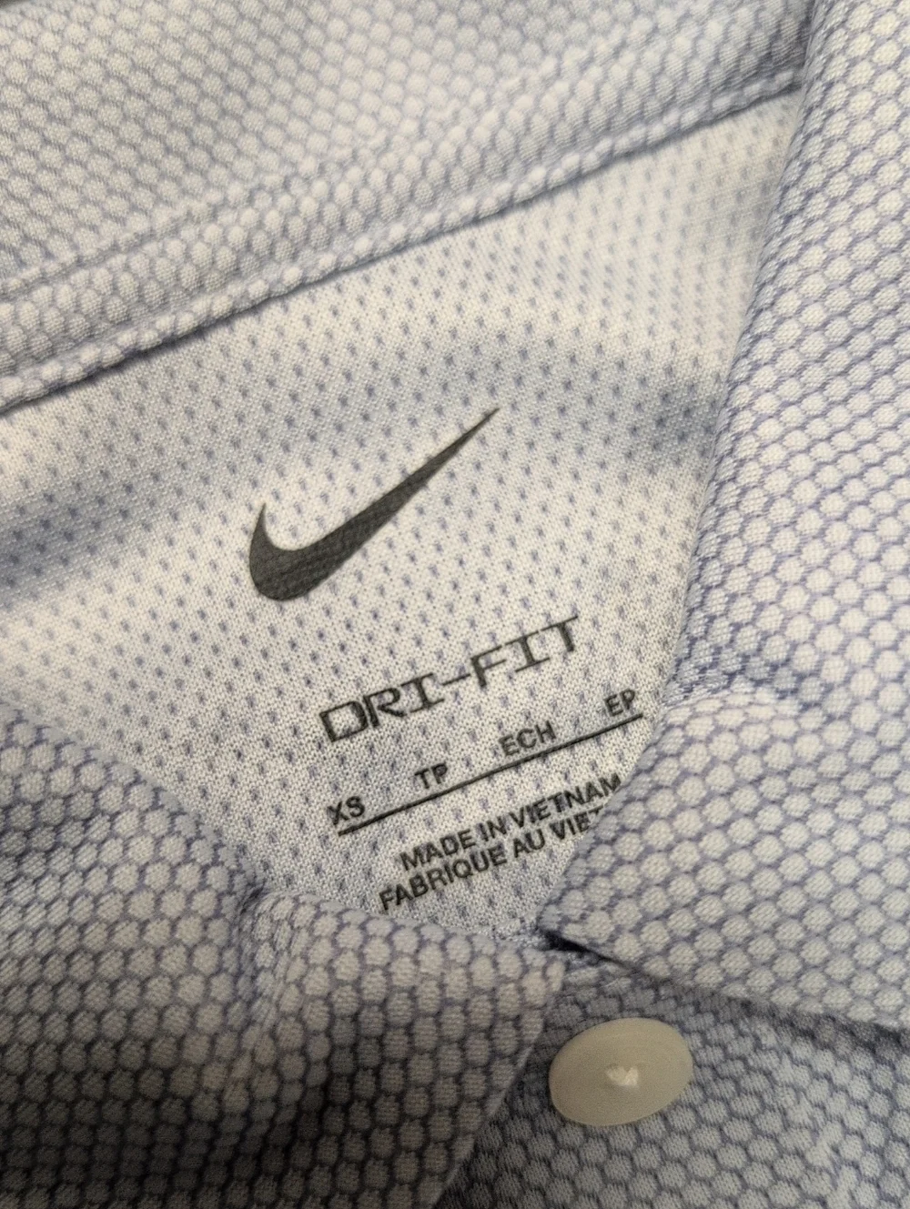 Nike Women's Light Blue Dri-FIT Golf Polo- Size XS NWT